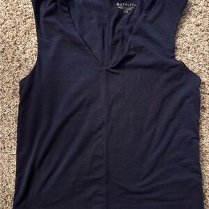 Athleta Women's Navy Sleeveless Tank Top